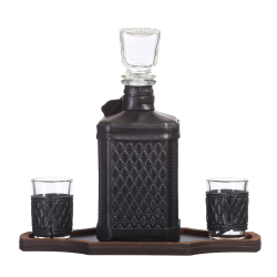 Графин «Строителю-2» с накладкой покрытой никелем