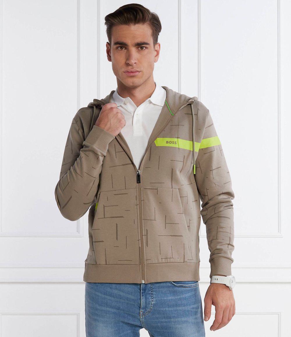 Худи Saggy 1 BOSS GREEN - хаки(50498285)