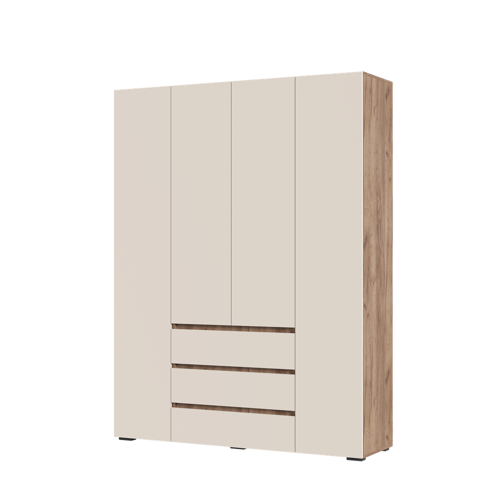 Шкаф четырехстворчатый с ящиками Хелен ШК 05