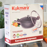 Кастрюля-жаровня 3л с антипригарным покрытием