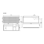 Тумба с раковиной Sancos Snob R SNR120W 120 Bianco