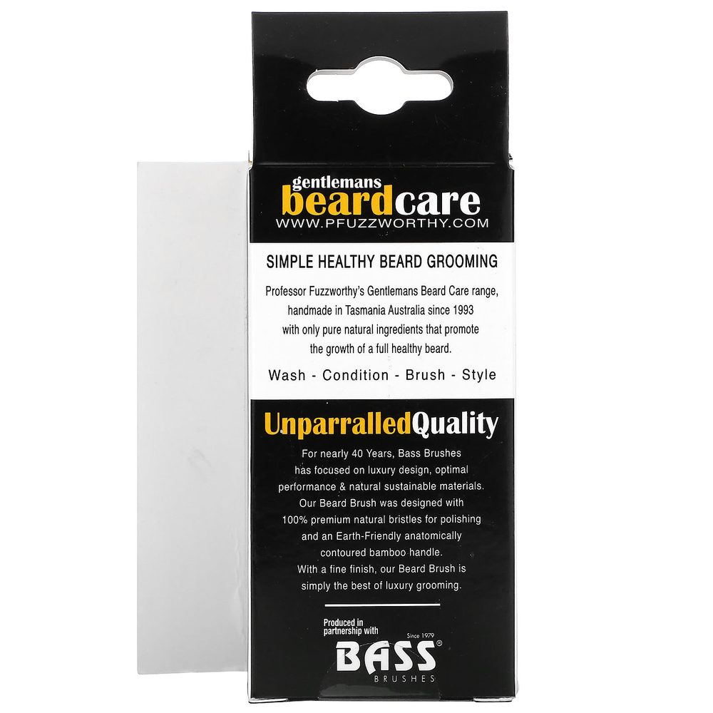 Professor Fuzzworthy's, Gentlemans Beard Brush, 100% натуральная щетина кабана, 1 шт.