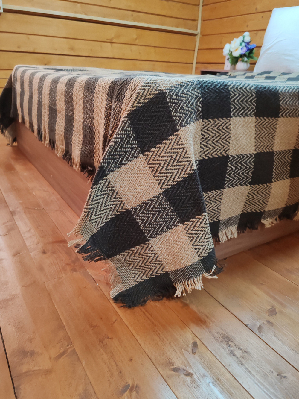 Плед, клетчатый, евро, 210х240 см, ПАН