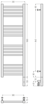 Сунержа Модус 3.0 1000x300 МЭМ правый