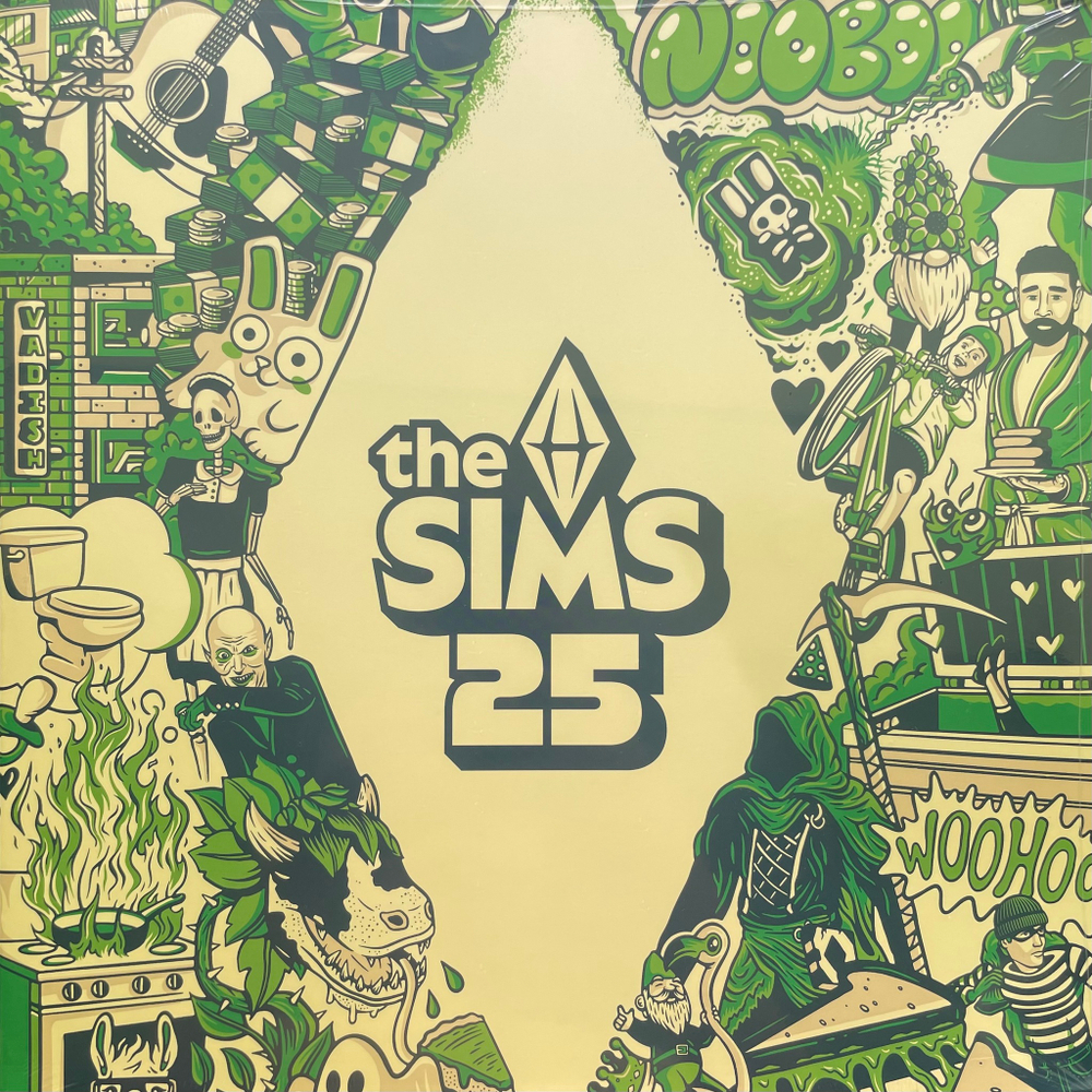 The Sims 25 2LP (Европа 2025г.) Metallic Shiny Green