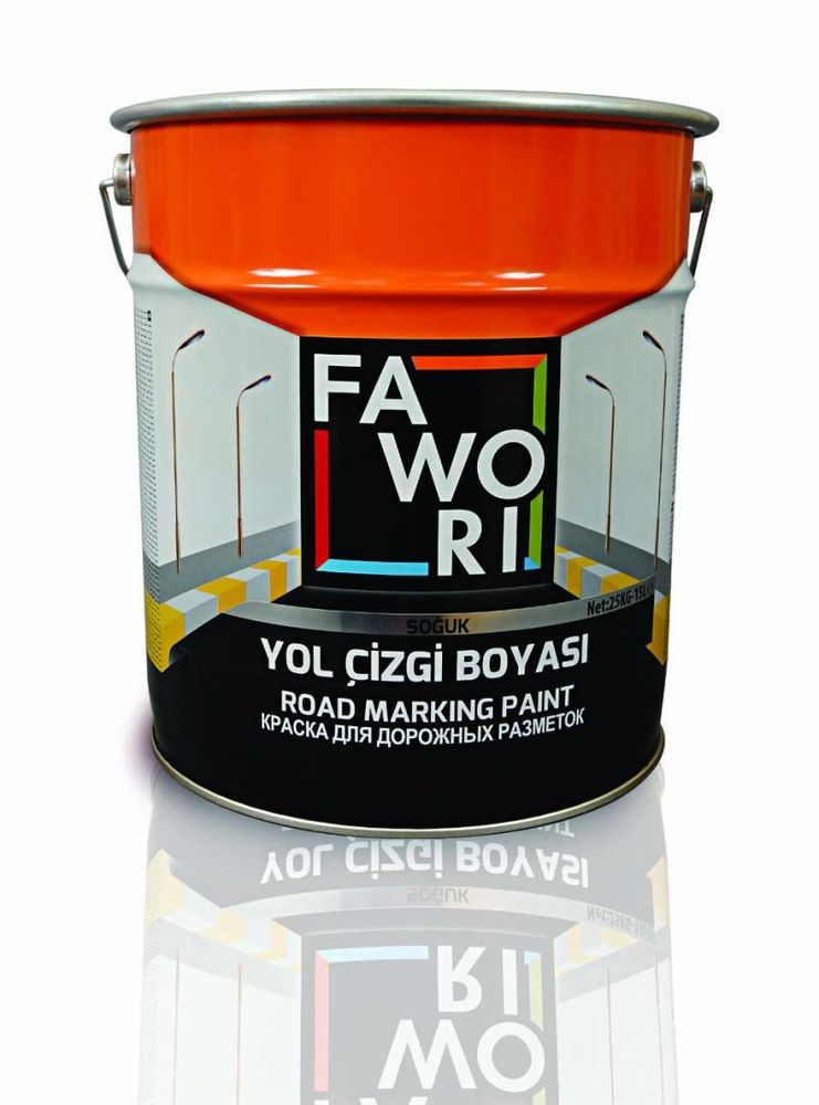 КРАСКА ДОРОЖНАЯ FAWORI ЖЕЛТАЯ 20КГ