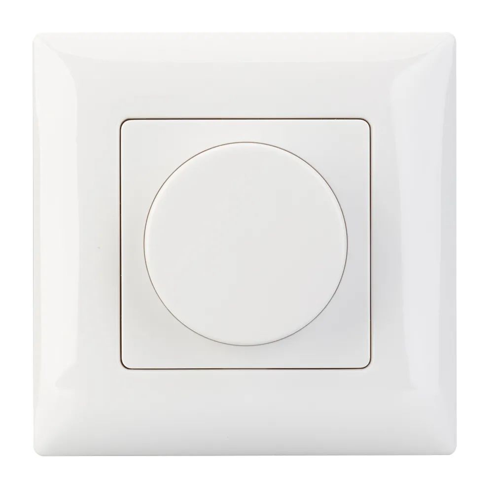 Панель SMART-P15-DIM-IN White (230V, 1A, TRIAC, Rotary, 2.4G) (Arlight, IP20 Пластик, 5 лет) 025040