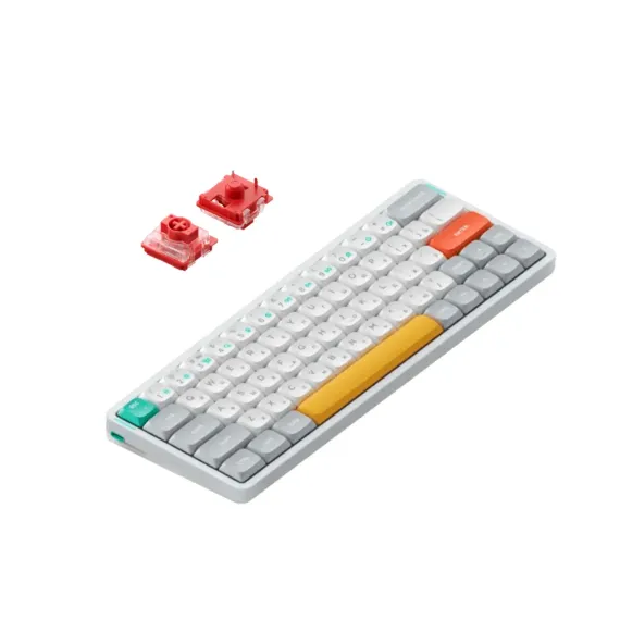 NuPhy Air60 V2 Cowberry Switch Iconic White