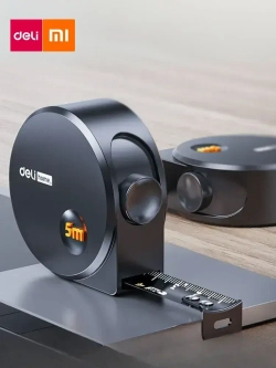 Рулетка строительная Xiaomi Deli 3 метра. Рулетка измерительная 3 метра