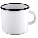 Кружка эмалированная 0,25л белая 40104-022/4