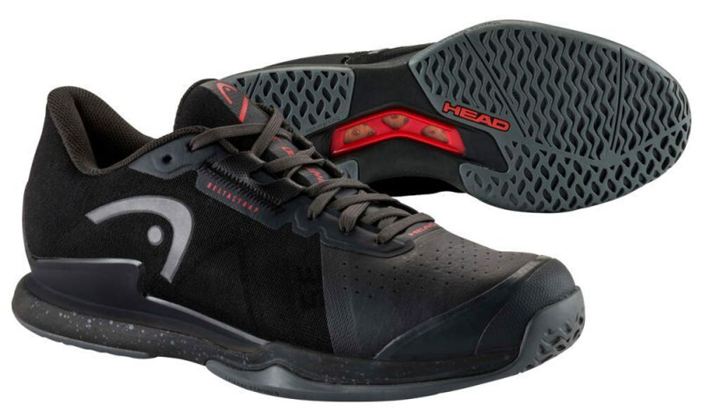 Мужские кроссовки теннисные Head Sprint Pro 3.5 - black/red