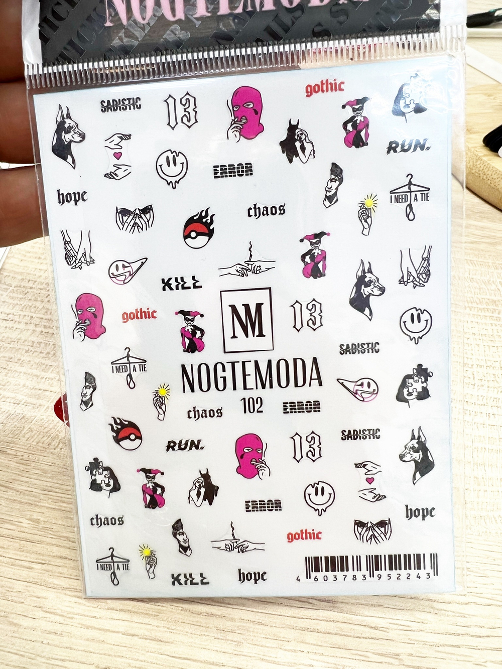 Наклейки NogteModa №102
