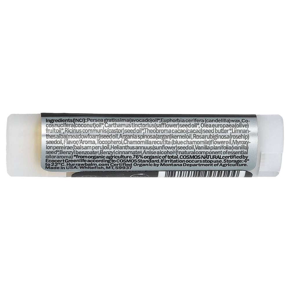 Hurraw! Balm, бальзам для губ, Moon, голубая ромашка и ваниль, 4,8 г (0,17 унции)