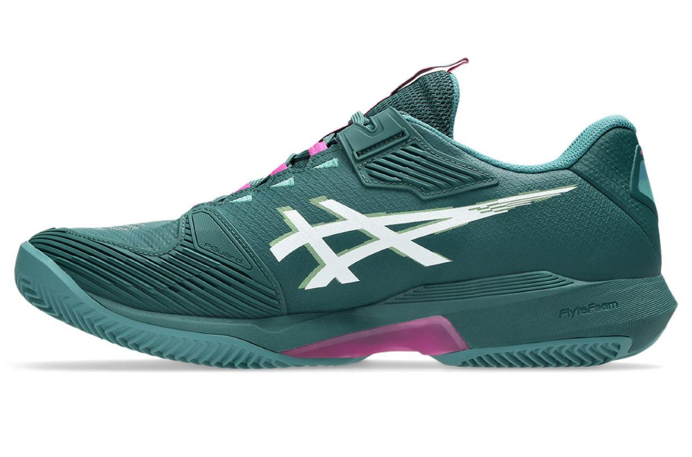 Мужские кроссовки теннисные Asics Solution Speed FF 4 Clay - dark neptune/white