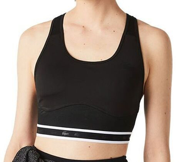 ТОП теннисный Lacoste SPORT Women's Racer Back Sports Bra - черный