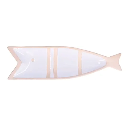 Rituali Domestici Тарелка Pelagicoillogico в форме рыбы 38,5x11 см белая EAN 8027549113451