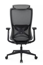 Кресло Riva Гемини EGE-002A Черный пластик/Серый