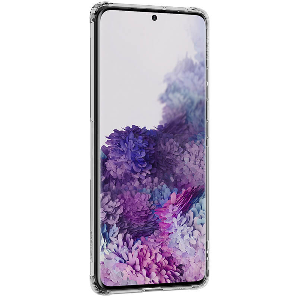 Прозрачный силиконовый чехол Nillkin Nature для Samsung Galaxy S21 Ultra