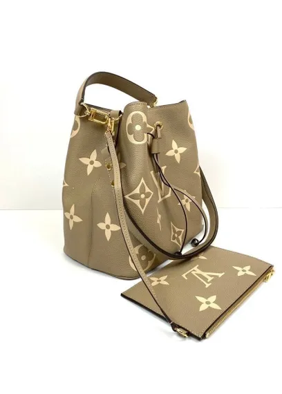 Сумка Louis Vuitton Neonoe MM серо-бежевый