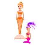 Кукла тип Модница Русалка 2шт 24см, пакет 189-C7