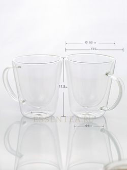 кружка стеклянная размеры