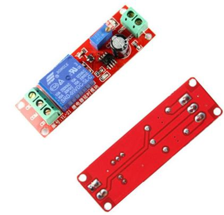 Одноканальное реле / модуль задержки времени 12В с таймером от 1 до 10 секунд на NE555