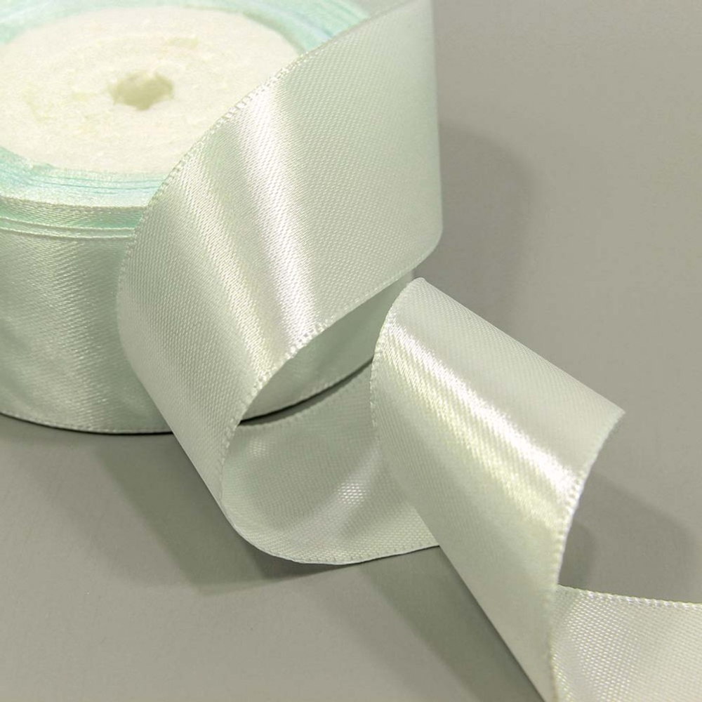 Лента Атласная 3,8см х 28м Сатин (Голубой)