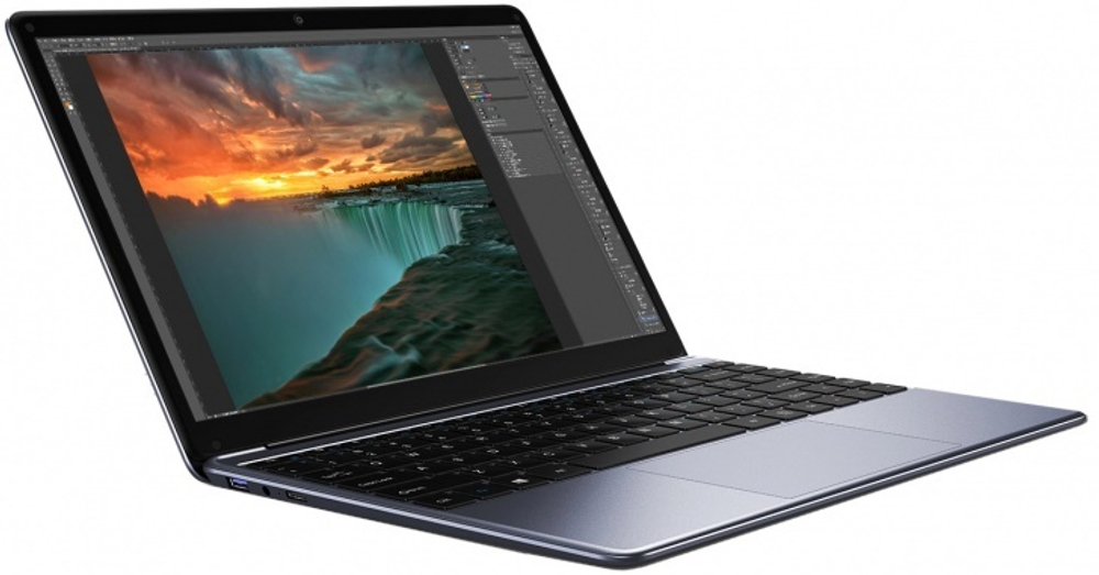 Ноутбук  Chuwi HeroBook Pro 14.1 ", Celeron, 8 Гб RAM, 256 Гб SSD, UHD Graphics 600, Серый космос