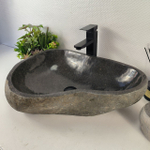 Раковина из речного камня RS-65468 57*43*15 0857