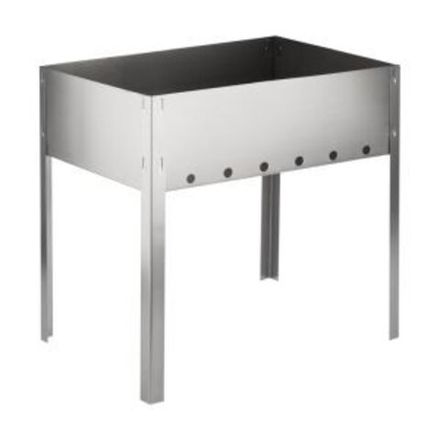 Мангал сборный походный, 350х250х350мм, в гофрированной картонной коробке СОКОЛ