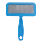 Пуходерка Delight голубая большая пластик 3681L