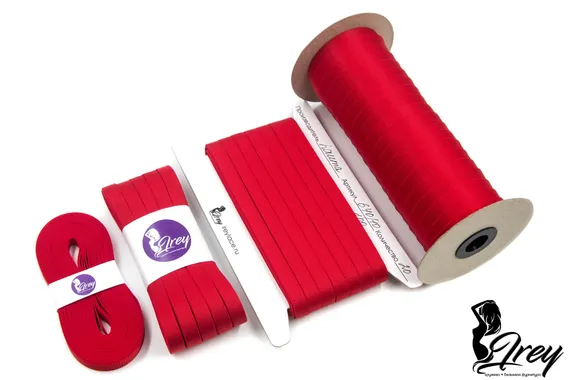 100 640/10 Бретель Lauma 10 мм, красный 100