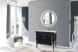 Тумба BORGO 110 2 ножки арт. TS-10226-C-B Черный