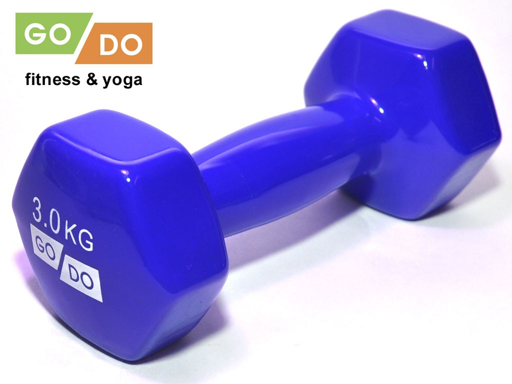 Гантель в виниловой оболочке GO DO