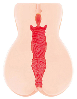 Мастурбатор-вагина с двойным слоем материала Jenny Onahole edition 005