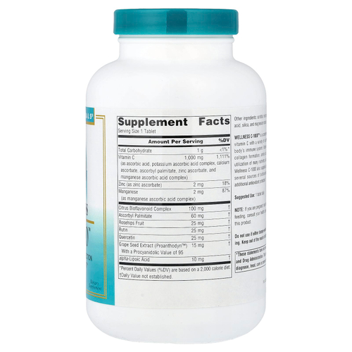 Source Naturals, Wellness C-1000™, 200 таблеток