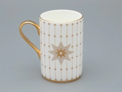 Бокал 400 мл форма Идиллия рисунок Азур золотой, артикул 80.49792.00.1