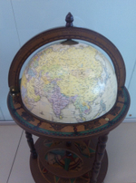 Глобус-бар напольный, карта на русском языке, сфера 40 см., Zoffoli, Италия  87. RBG