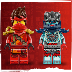 Конструктор LEGO Ninjago 71838 Мотогонка Кая арт. 71838 79 дет — фото 13