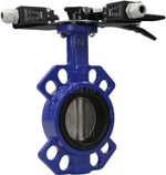 Water Butterfly Valve Elephant WCB-316L-NBR body material - Carbon steel WCB, disk material - Stainless steel aisi 316l, seal - NBR with handle, two limit switches LS-103 250V and a bracket for mounting limit switches