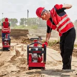 Виброплита реверсивная KEDASA MSH160‑4 бензиновая - [149 кг / 30,5 кН / Honda GX160]