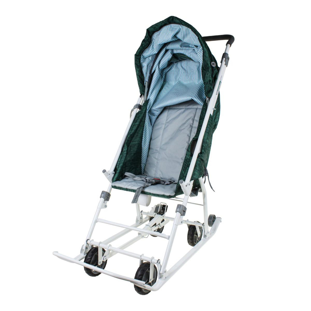 Коляска комбинированная "Наши детки 3-1К" (НДТ3-1К/ВЗ вязанный зеленый)