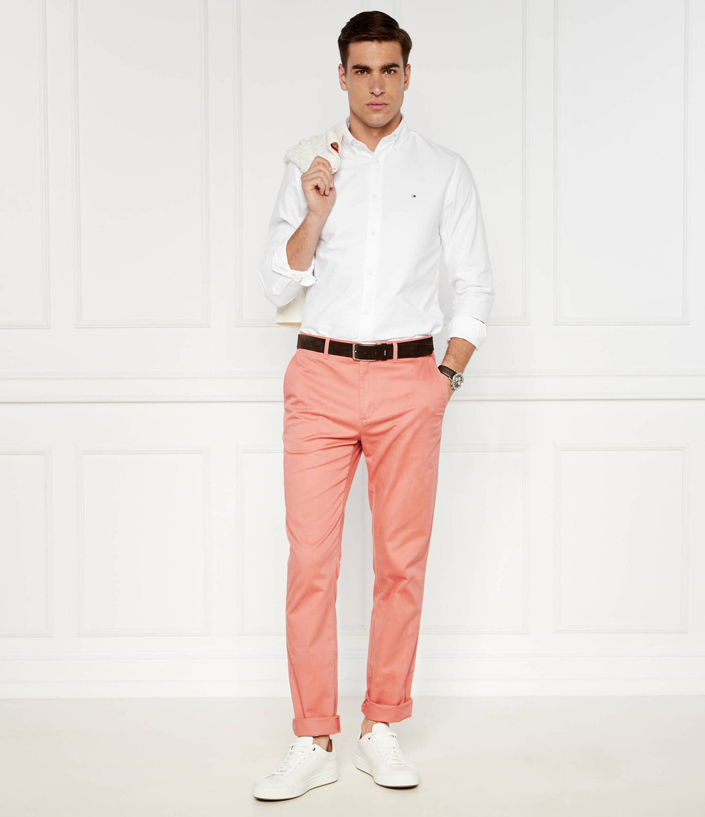 Чиносы DENTON Tommy Hilfiger - лососевый(MW0MW25964)