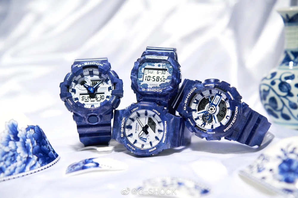 Мужские наручные часы Casio G-Shock GA-2100BWP-2A лимитированные