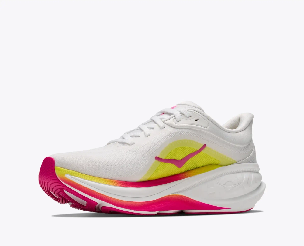 Женские кроссовки Hoka Clifton PRO - Frost / Hoka Citrus
