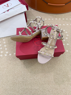 Valentino Rockstud Sandal 6 cm