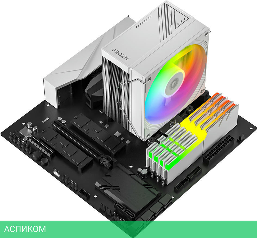 Кулер для процессора ID-Cooling FROZN A410 SE ARGB White