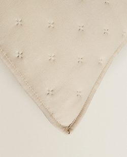 ZARA HOME МЯГКИЙ ЧЕХОЛ ДЛЯ ДЕКОРАТИВНОЙ ПОДУШКИ, БЕЖЕВЫЙ