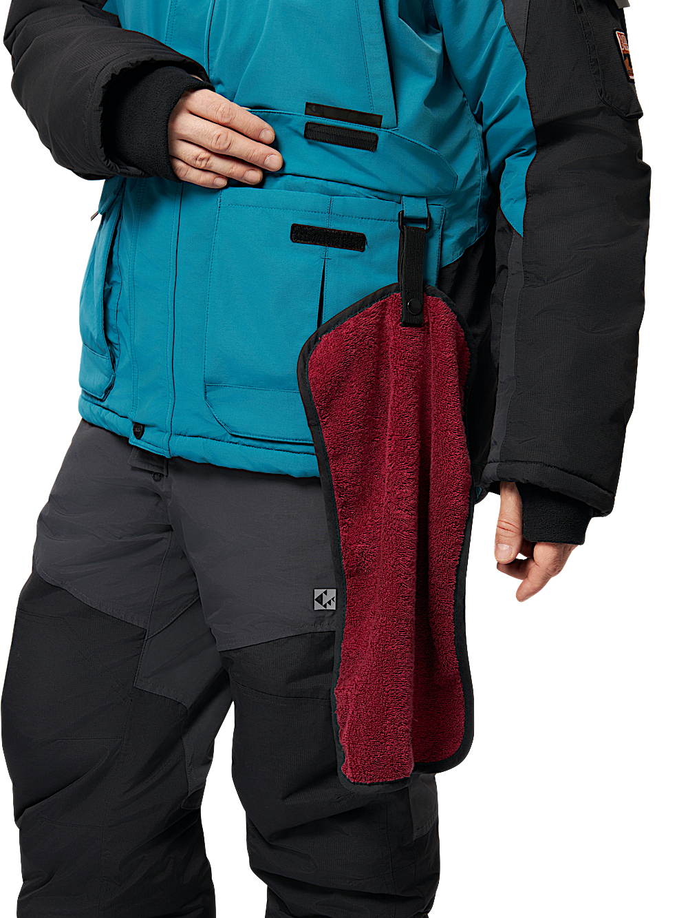 Костюм Alaskan зимний Dakota Stream -30°С 10/10 Морская волны / Серый / Чёрный ASDSGGB -