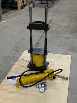 ТИТАН (ТТН-101) Выпрессовщик шкворней гидравлический, на тележке, 100 т